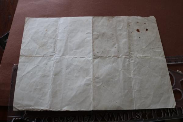 original Urkunde - Ehrenkreuz für Frontkämpfer ausgestellt 1936 in Dinslaken